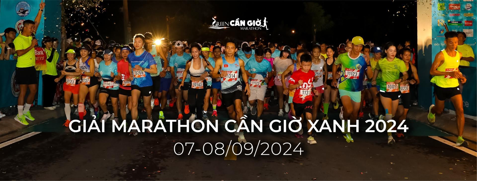 GREEN CẦN GIỜ MARATHON 2024 banner